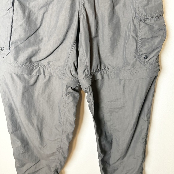 REI Vintage Charcoal Grey Zip Off Pant Adjustable UPF 50+ Medium - Picture 3 of 8